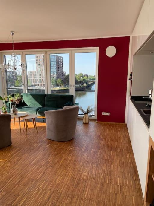 Penthouse-Wohnung Mit Flussblick Oldenbourg Extérieur photo